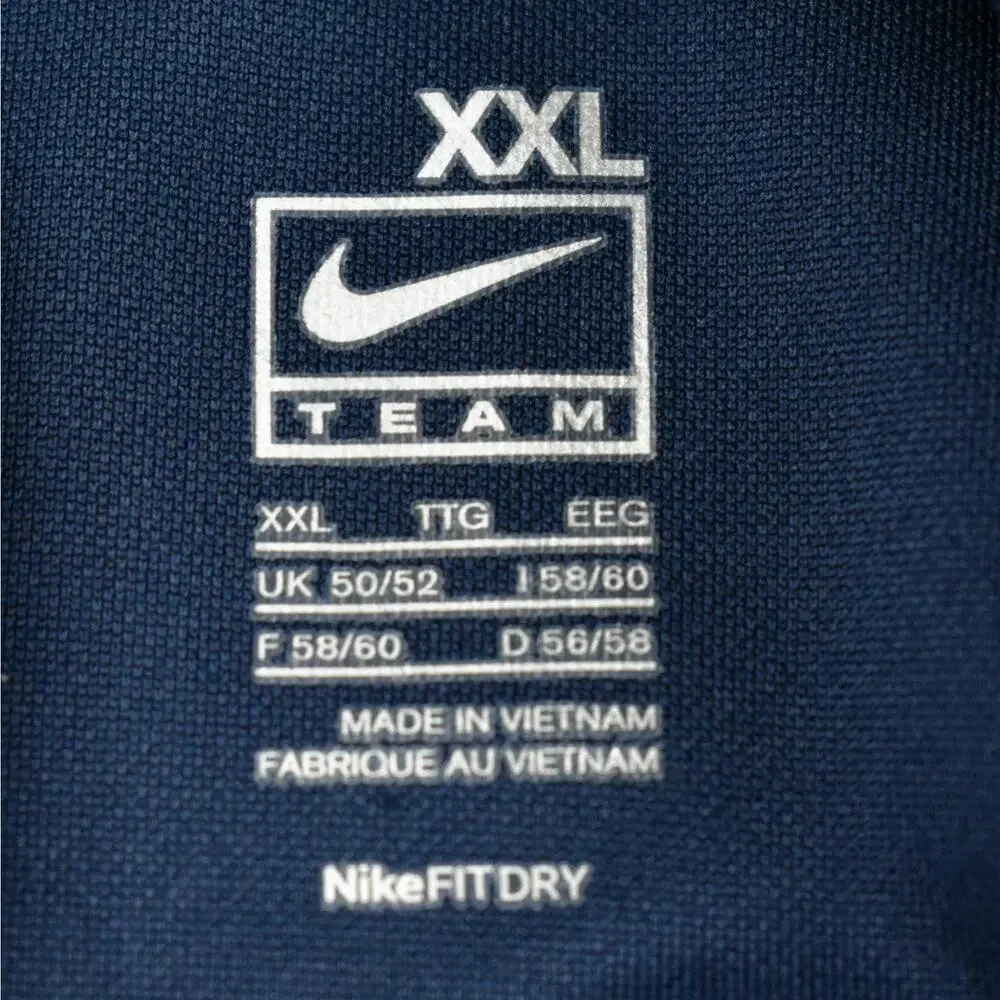 Nike Penn State Football Team Long Sleeve Shirt Men's XXL Blue Team Activewear